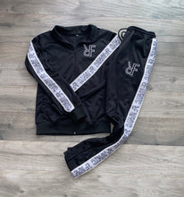 Load image into Gallery viewer, Black & White "RFNYC" Tracksuit