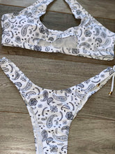 Load image into Gallery viewer, White Bandana Design Bathing Suit - RFNYC