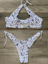 Load image into Gallery viewer, White Bandana Design Bathing Suit - RFNYC