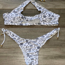 Load image into Gallery viewer, White Bandana Design Bathing Suit - RFNYC