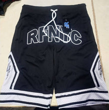 Load image into Gallery viewer, BLACK & WHITE "RFNYC" SHORTS