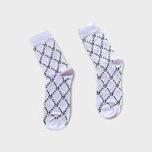 Load image into Gallery viewer, WHITE RF LOGO SOCKS
