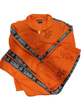 Load image into Gallery viewer, Orange & Black "RFNYC" Tracksuit