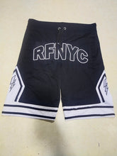 Load image into Gallery viewer, BLACK & WHITE "RFNYC" SHORTS
