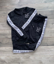 Load image into Gallery viewer, Black & White "RFNYC" Tracksuit