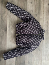 Load image into Gallery viewer, "Black RF Logo" Crop bubble coat