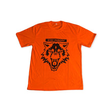 Load image into Gallery viewer, "STAY HUNGRY" ORANGE PRINT T-SHIRT
