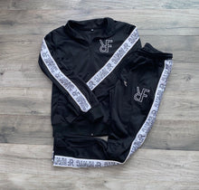 Load image into Gallery viewer, Black & White "RFNYC" Tracksuit
