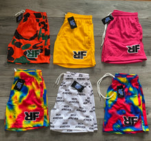 Load image into Gallery viewer, RF Orange Camo Shorts
