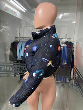 Load image into Gallery viewer, Galaxy Crop Bubble Jacket