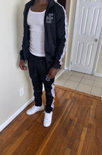 Load image into Gallery viewer, Black & White "RFNYC" Tracksuit