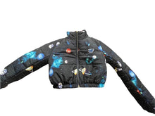 Load image into Gallery viewer, Galaxy Crop Bubble Jacket