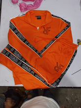 Load image into Gallery viewer, Orange & Black "RFNYC" Tracksuit