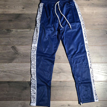 Load image into Gallery viewer, BLUE & WHITE TRACK PANT
