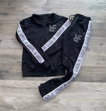 Load image into Gallery viewer, Black & White "RFNYC" Tracksuit