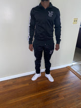 Load image into Gallery viewer, Black & White "RFNYC" Tracksuit