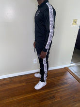Load image into Gallery viewer, Black & White "RFNYC" Tracksuit
