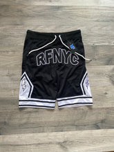 Load image into Gallery viewer, BLACK & WHITE "RFNYC" SHORTS