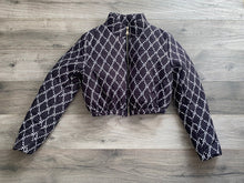 Load image into Gallery viewer, "Black RF Logo" Crop bubble coat