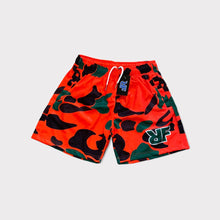 Load image into Gallery viewer, RF Orange Camo Shorts