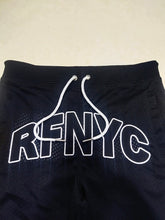 Load image into Gallery viewer, BLACK & WHITE "RFNYC" SHORTS