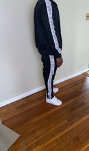 Load image into Gallery viewer, Black & White "RFNYC" Tracksuit