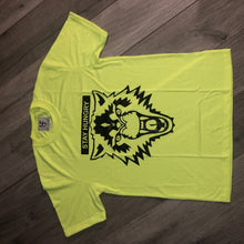Load image into Gallery viewer, “STAY HUNGRY” NEON GREEN PRINT T-SHIRT