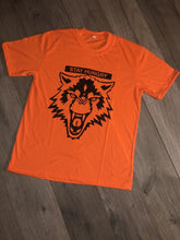 Load image into Gallery viewer, “STAY HUNGRY” ORANGE PRINT T-SHIRT