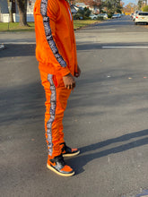Load image into Gallery viewer, Orange & Black "RFNYC" Tracksuit