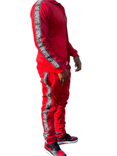 Load image into Gallery viewer, Red & Black "RFNYC' Tracksuit