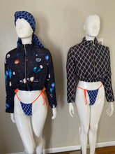 Load image into Gallery viewer, Galaxy Crop Bubble Jacket