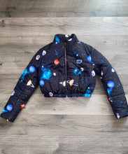 Load image into Gallery viewer, Galaxy Crop Bubble Jacket