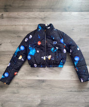 Load image into Gallery viewer, Galaxy Crop Bubble Jacket