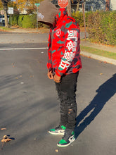 Load image into Gallery viewer, ORANGE CAMO BUBBLE JACKET