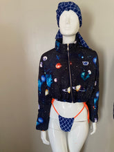Load image into Gallery viewer, Galaxy Crop Bubble Jacket