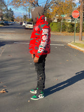 Load image into Gallery viewer, ORANGE CAMO BUBBLE JACKET