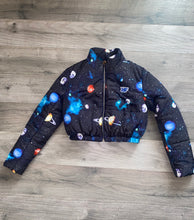 Load image into Gallery viewer, Galaxy Crop Bubble Jacket
