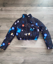 Load image into Gallery viewer, Galaxy Crop Bubble Jacket