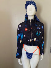 Load image into Gallery viewer, Galaxy Crop Bubble Jacket