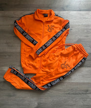 Load image into Gallery viewer, Orange & Black "RFNYC" Tracksuit