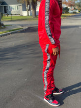Load image into Gallery viewer, Red & Black "RFNYC' Tracksuit