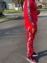 Load image into Gallery viewer, Red & Black "RFNYC' Tracksuit