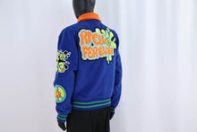 Load image into Gallery viewer, Blue RF L.A varsity jacket
