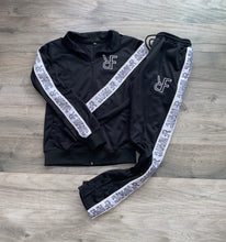 Load image into Gallery viewer, Black &amp; White &quot;RFNYC&quot; Tracksuit
