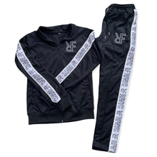 Load image into Gallery viewer, Black &amp; White &quot;RFNYC&quot; Tracksuit
