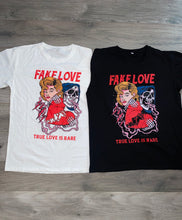 Load image into Gallery viewer, &quot;Fake Love&quot; White tee
