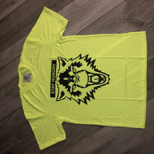 Load image into Gallery viewer, “STAY HUNGRY” NEON GREEN PRINT T-SHIRT
