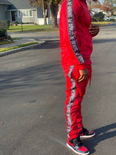 Load image into Gallery viewer, Red &amp; Black &quot;RFNYC&#39; Tracksuit
